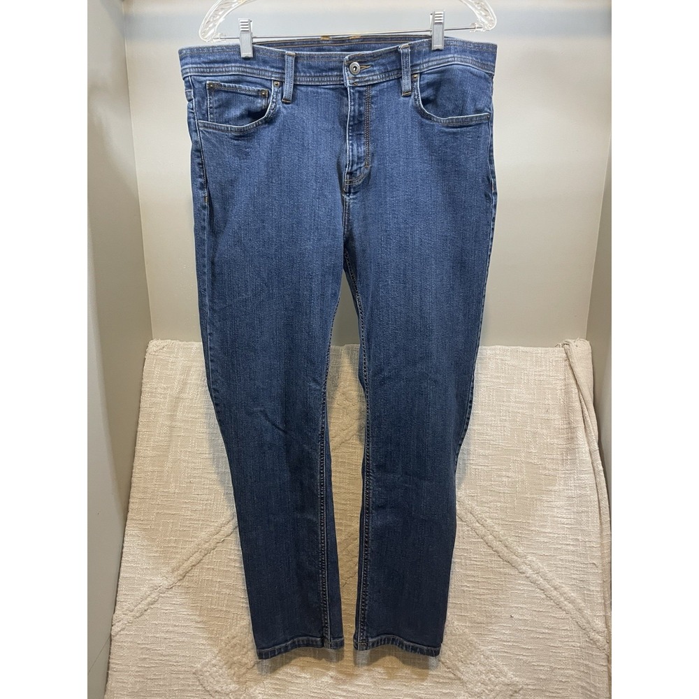 Columbia Jeans Mens 36x30 Blue Medium Wash Regular Fit Straight Denim Pants